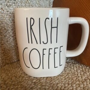 Rae Dunn White Irish Coffee Mug